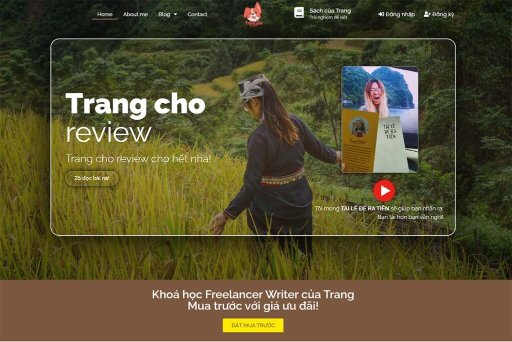 Khoá học freelancer writer của Trang Chó - kết quả dạy học online