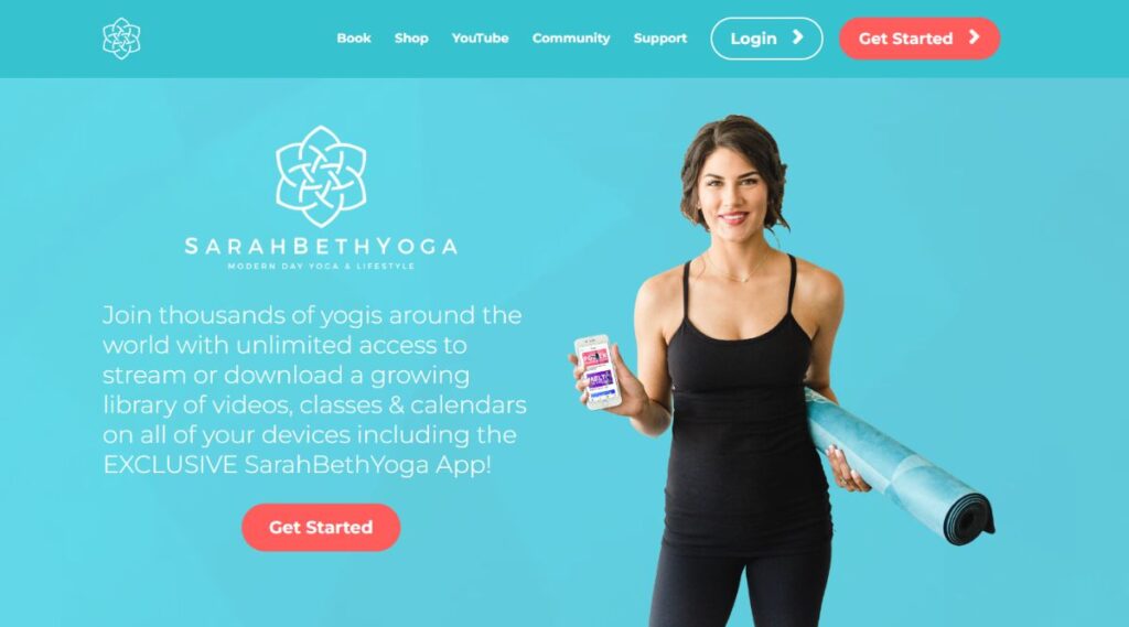 Website về yoga